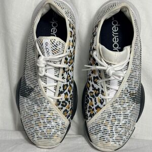 Nike Air Zoom SuperRep 2 Size 8 White Leopard Prt HIIT Training Shoes CU5925-177